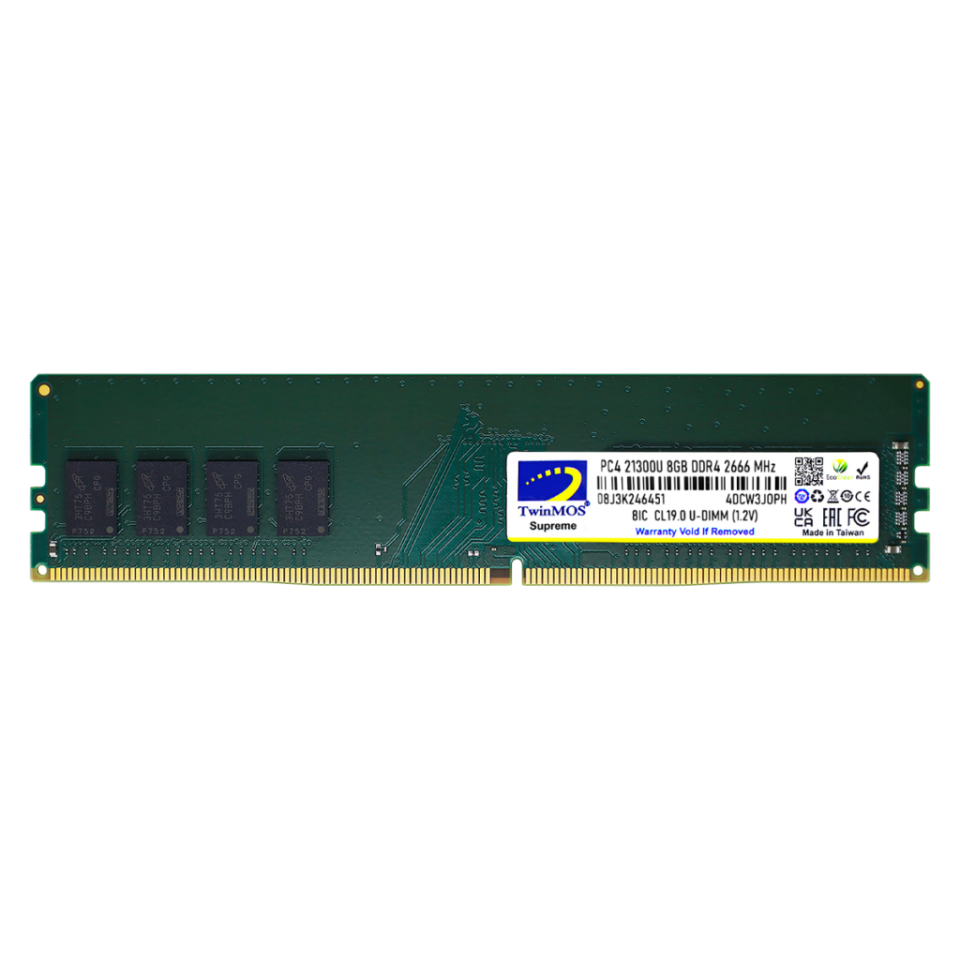 TwinMOS MDD48GB2666D, 8GB, DDR4, 2666MHz, 1.2V Desktop Ram