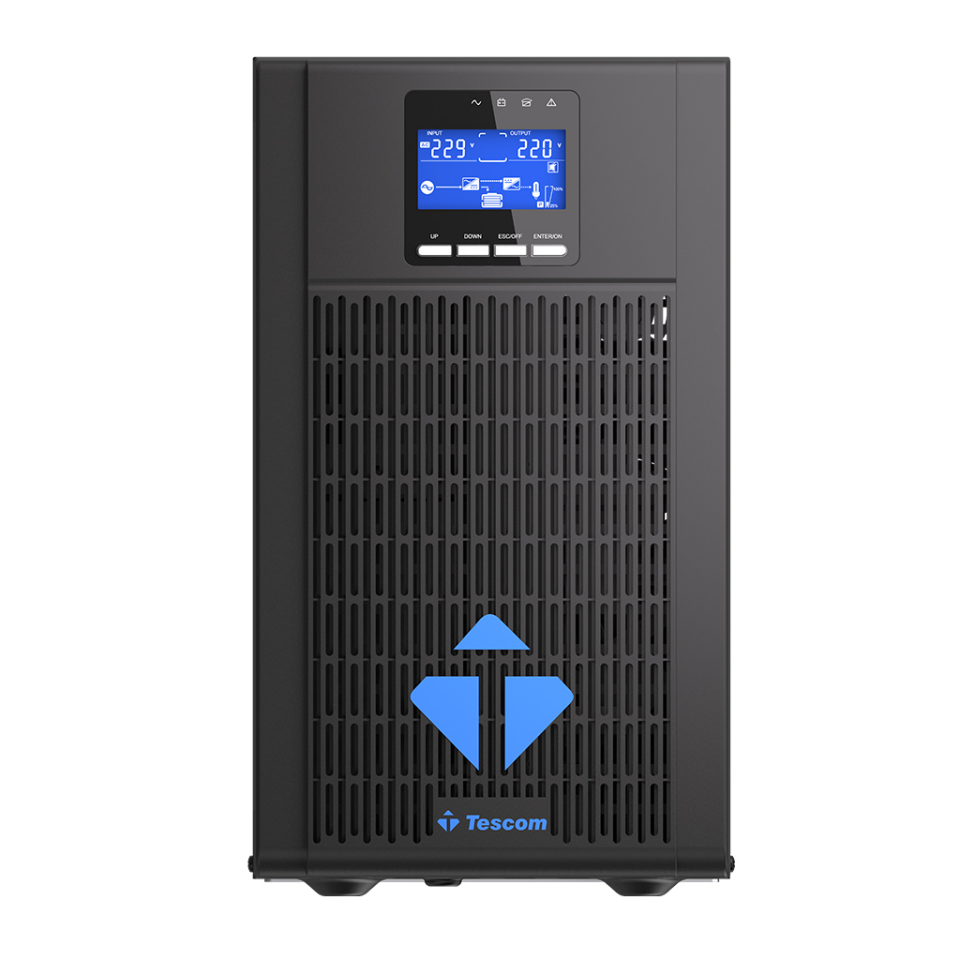 TESCOM NeoLine 3000, 3 KVA Online 1F/1F UPS,  (900040102) (6x9A Akü)