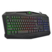 T-DAGGER TANKER, T-TGK106, USB Kablolu, Türkçe Q, Rainbow Backlight, Membran Tuşlar, 104 Tuşlu, Gaming Klavye