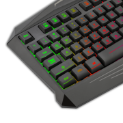 T-DAGGER TANKER, T-TGK106, USB Kablolu, Türkçe Q, Rainbow Backlight, Membran Tuşlar, 104 Tuşlu, Gaming Klavye