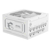 MSI MAG 1000GL PCIE5 WHITE 1000W 80+ GOLD POWER