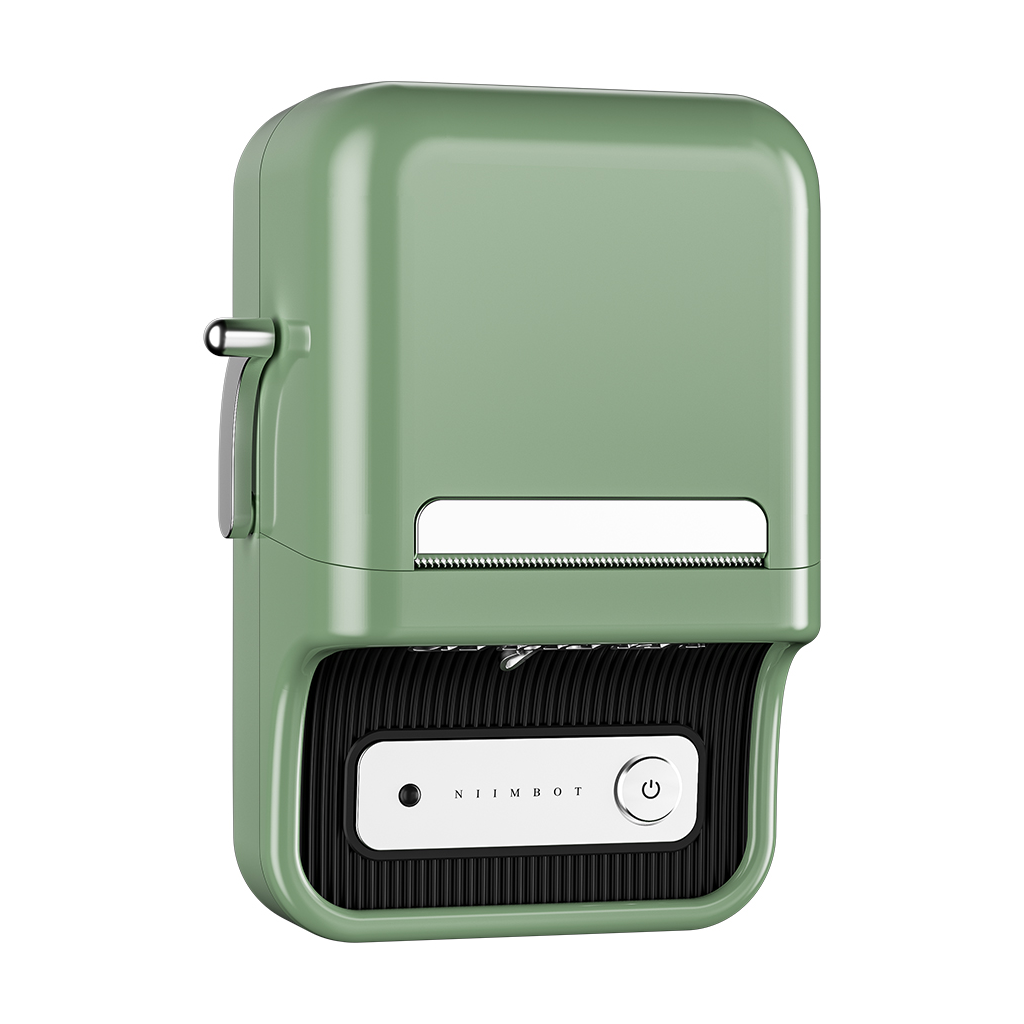 NIIMBOT B21, Taşınabilir, Mürekkepsiz, Termal Etiket Yazıcı (Bluetooth, Type-C) Yeşil
