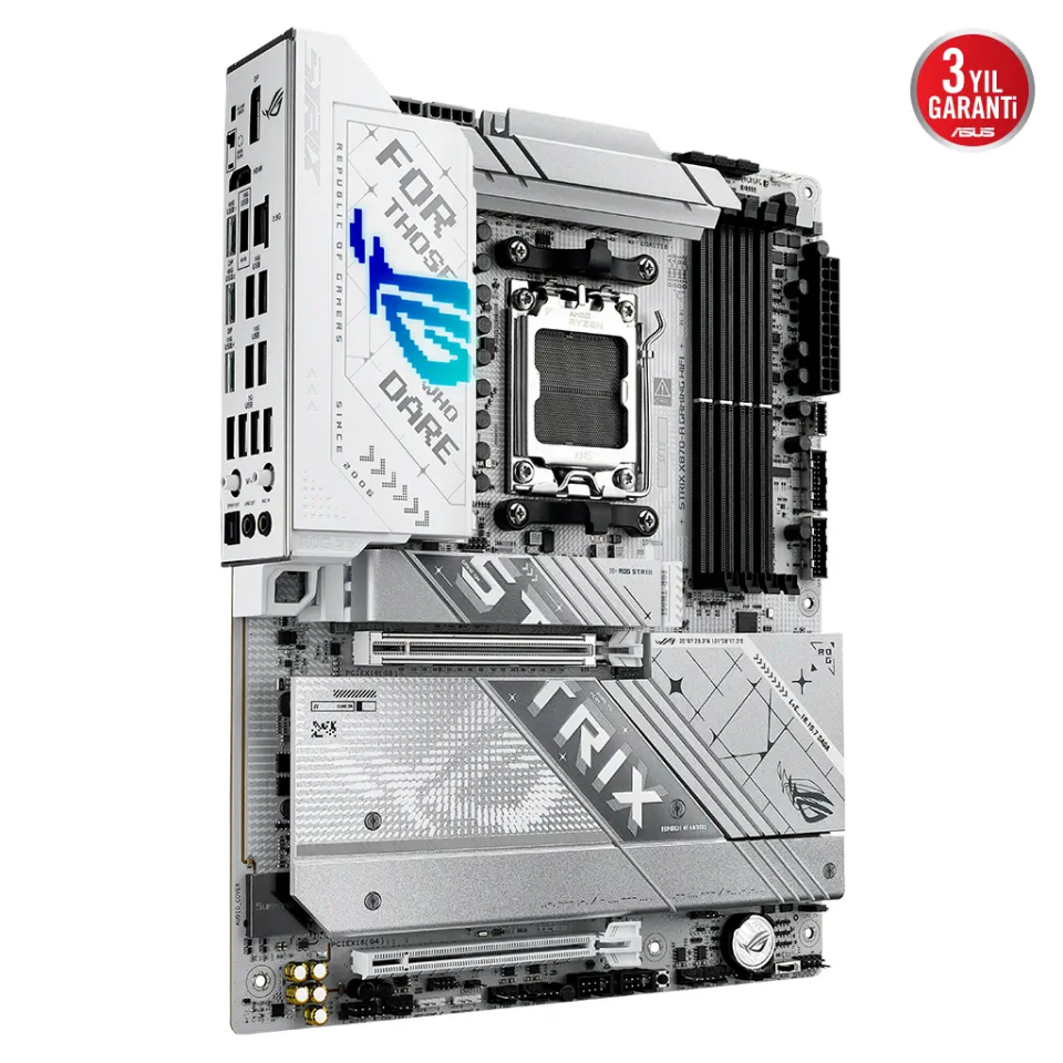 ASUS ROG STRIX X870-A GAMING WIFI, 4xDDR5, 4xM.2, HDMI, DP, Type-C, Wi-Fi 7, Bluetooth v5.4, AM5 Soket GAMING Anakart