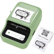 NIIMBOT B21, Taşınabilir, Mürekkepsiz, Termal Etiket Yazıcı (Bluetooth, Type-C) Yeşil