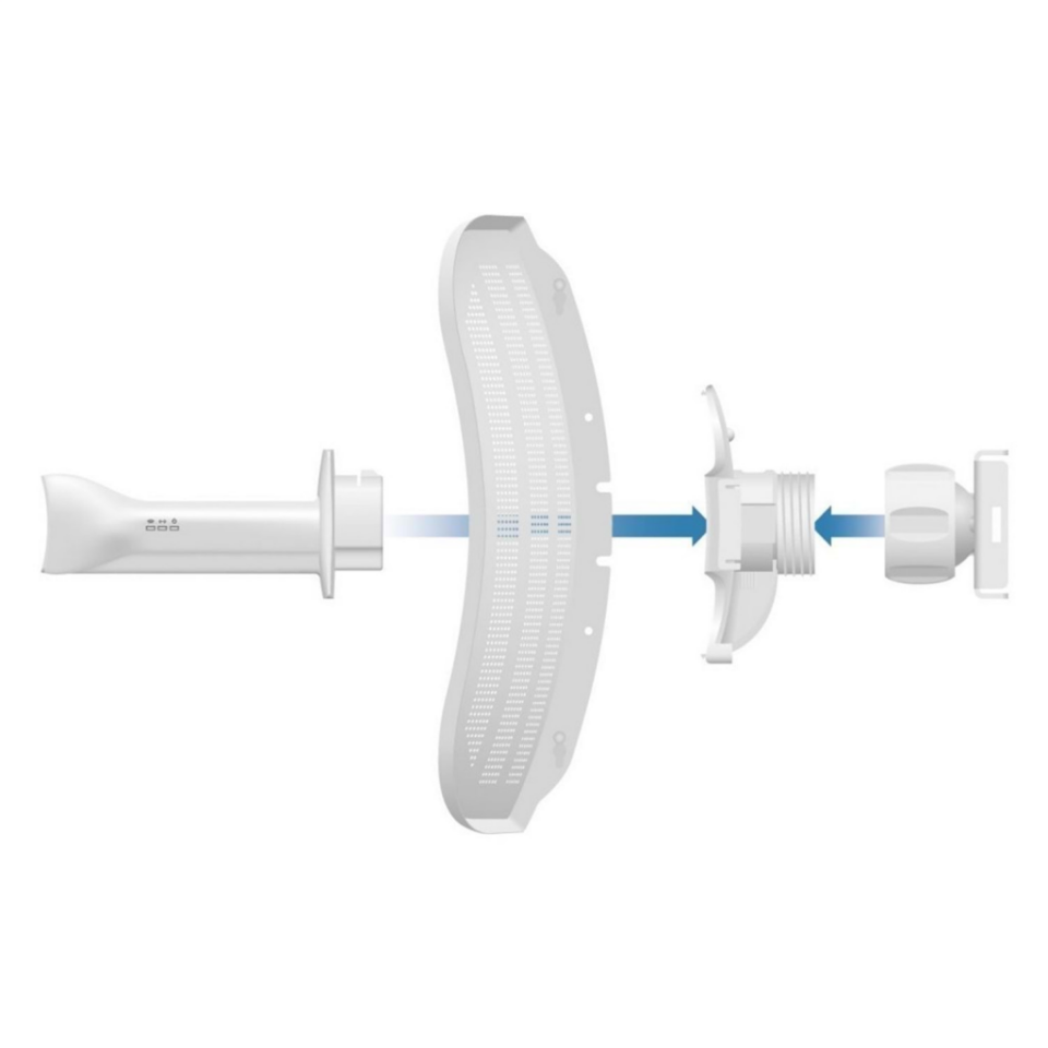 UBIQUITI LBE-M5-23,  LiteBeam, 5Ghz, 100Mbps, 23dBi Anten, 5Km Menzil CPE