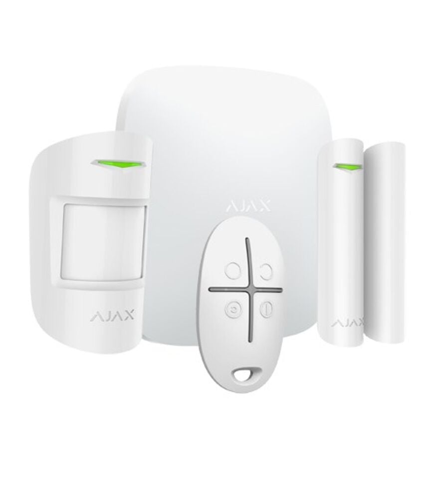 AJAX HubKit / StarterKitHub Kablosuz Alarm Seti BEYAZ