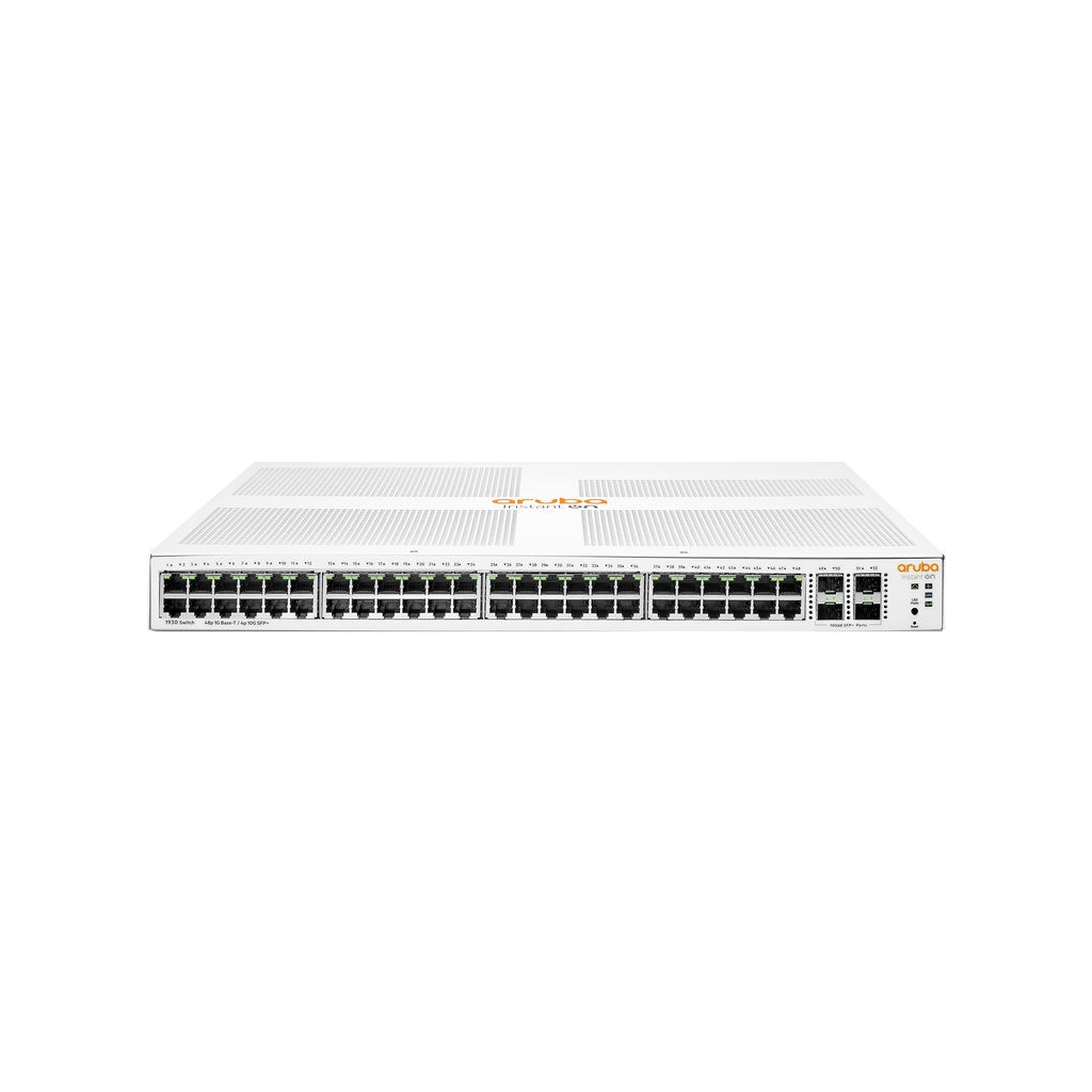 HP Aruba Instant On, JL685A, 1930-48G, 48Port, GigaBit, 4 Port Gigabit SFP, Yönetilebilir, Rack Mount Switch