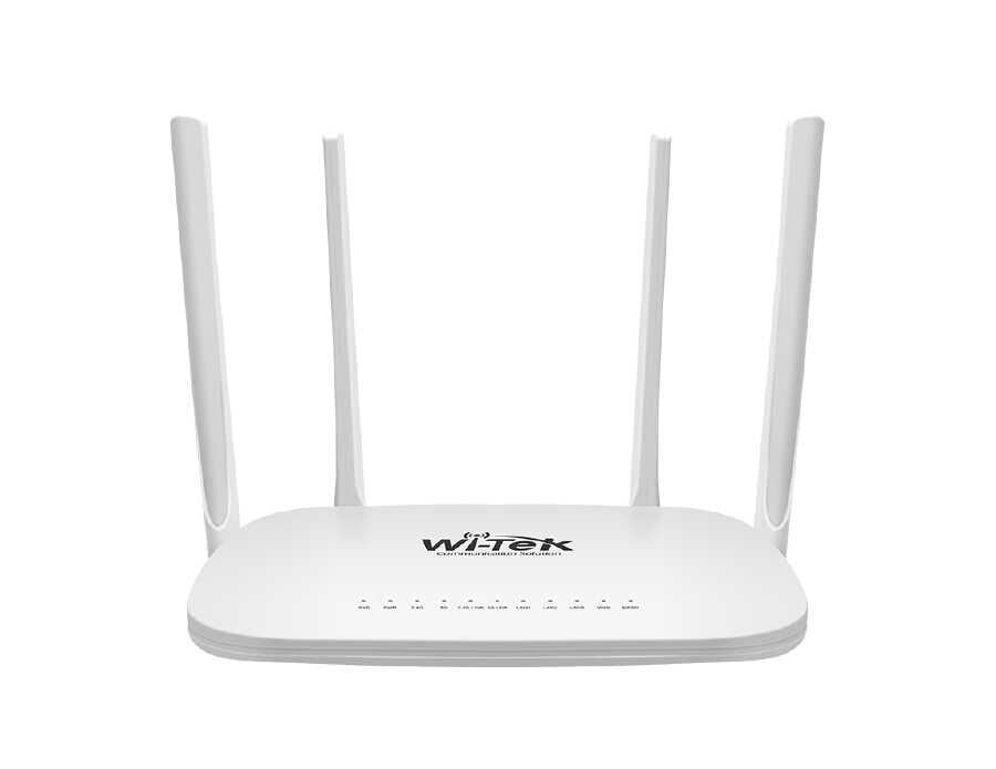 WI-TEK WI-R3 AC1200 Mbps 4*10/100 Port Wi-Fi PoE Switch