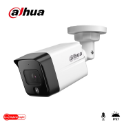 DAHUA IPC-HFW1239TC1-SA-IL-0360B, 2Mpix, 3,6mm  Lens, SD Kart, Smart Dual Light, H265+, 30Mt Gece Görüşü, Dahili Mikrofon, IP67, PoE Bullet IP Kamera