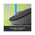 LOGITECH 910-006236, M650L Signature, Siyah, Sağ El, USB Nano 2,4G Kablosuz,4000dpi, Optik, 5 Tuşlu, 24ay Pil Ömrü, Sessiz Mouse