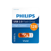 PHILIPS FM12FD05B, 128GB, USB 2.0, Vivid, Turuncu, Flash Disk