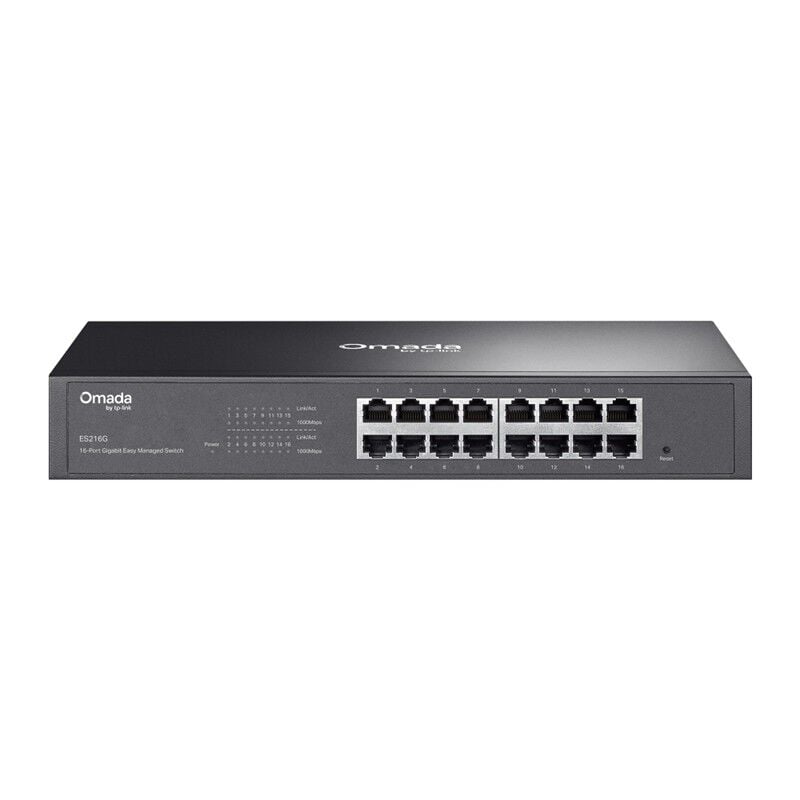 TP-LINK OMADA ES216G 16 PORT GIGABIT YONETILEBILIR METAL KASA SWITCH