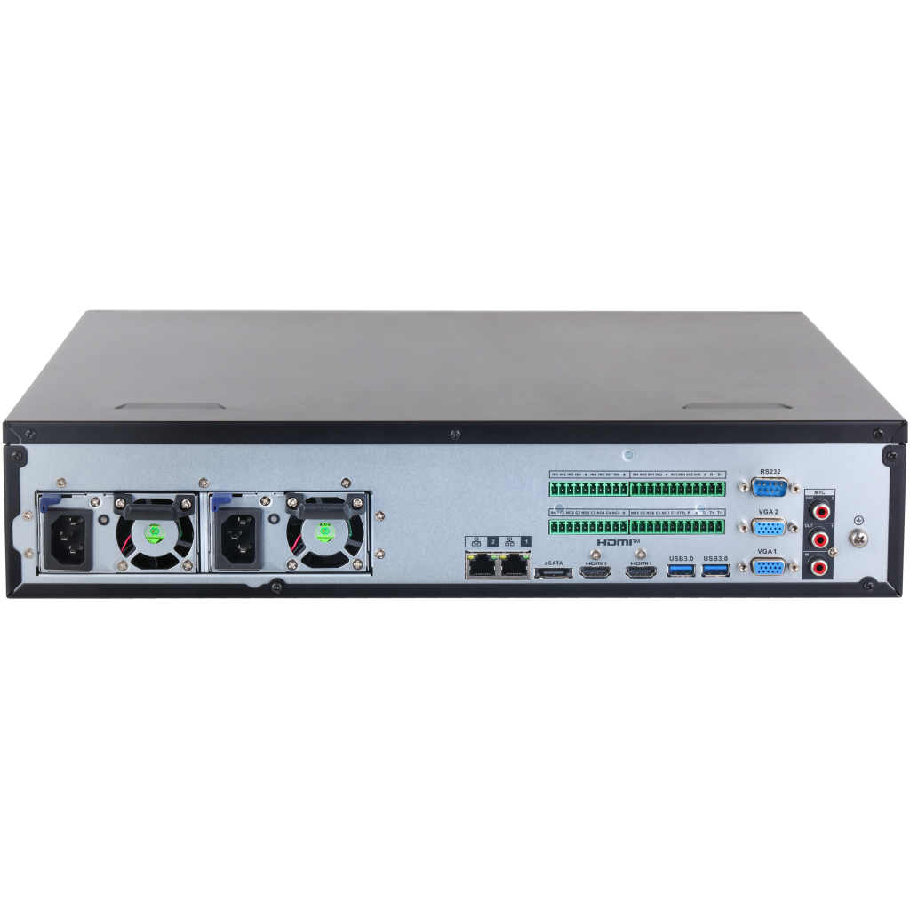 DAHUA  NVR5864RH-XI, 64Kanal, 32Mpix, H265+, 8 HDD Desteği, 1080P Kayıt, 512Mbps Bant Genişliği, 2 Port GigaBit Lan, RAID 0/15/6/10, Çift Power Supply, NVR