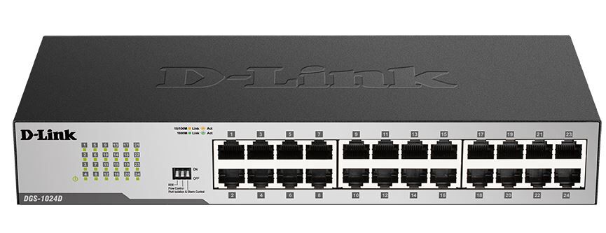 D-Link DGS-1024D 24 PORT 10/100/1000 Base-T GREEN GB SWİTCH