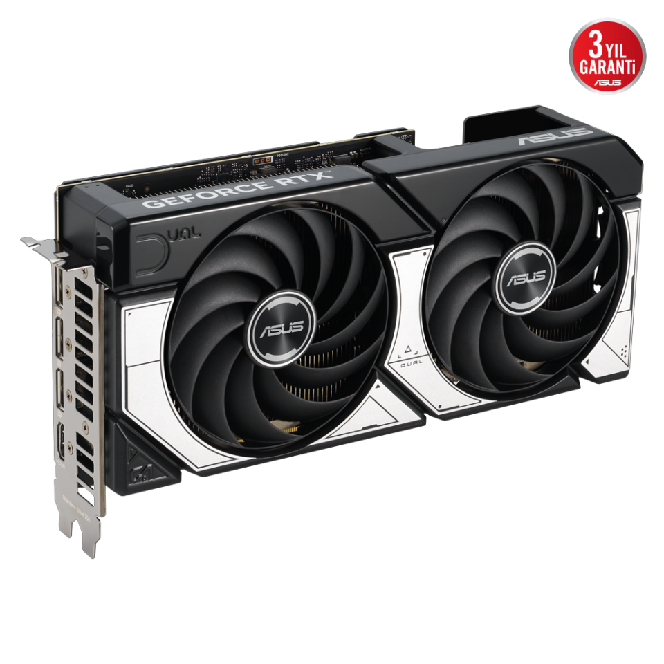 ASUS DUAL RTX5070-O12G, 12Gb, 192Bit, GDDR7, 1xHDMI, 3xDP GAMING Ekran Kartı