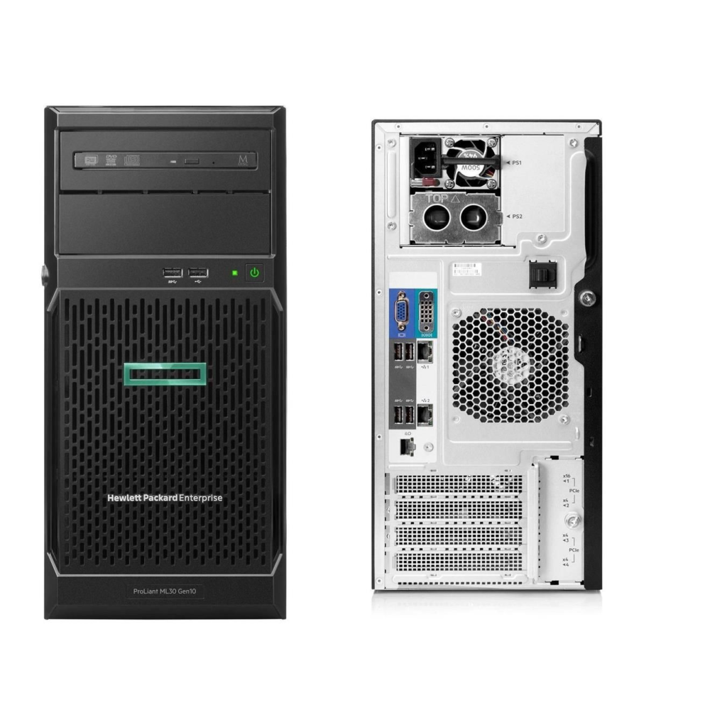 HP P44718-421_UPG2, ML30, GEN10+, Intel Xeon E-2314, 16Gb UDIMM Ram, 2Tb SSD, 350W Power, 4U Kasa TOWER SERVER