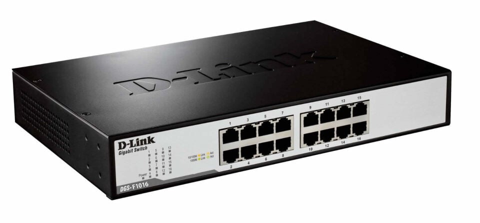 D-Link DGS-F1016/E 16 PORT 10/100/1000 Base-T GB SWİTCH