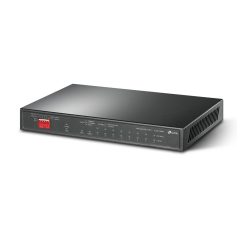 TP-LINK TL-SG1210MP, 8 Port, GigaBit, PoE 123W, 1 Port GigaBit Lan, 1 Port GigaBit SFP, Yönetilebilir, Metal Kasalı Switch