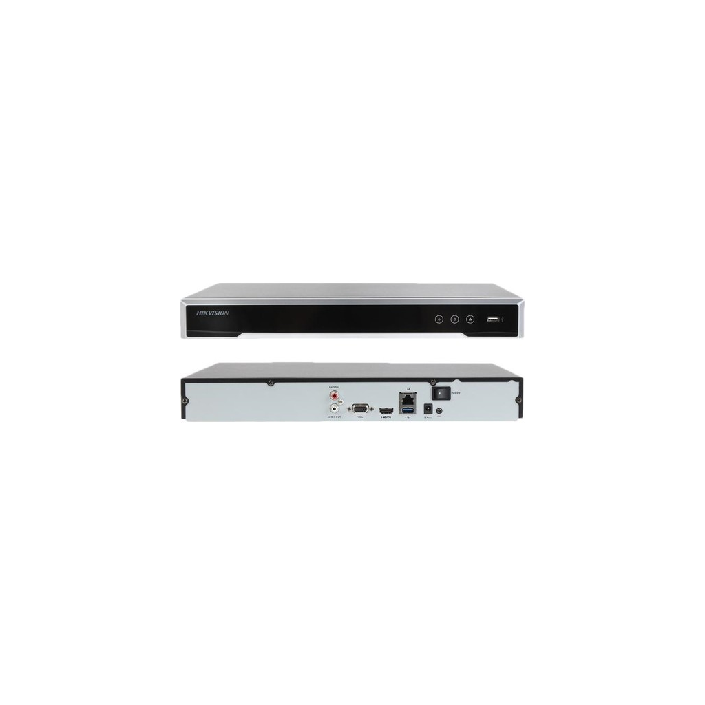 HIKVISION DS-7608NI-Q2, 8Kanal,  8Mpix, H265+, 2 HDD Desteği, 2160P Kayıt, 160Mbps Bant Genişliği, Metal Kasa, NVR