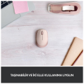 LOGITECH 910-006865, M171 Rose, USB Nano 2,4G Kablosuz, 1000dpi, Optik, 3 Tuşlu, 12ay Pil Ömrü, Mouse