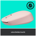LOGITECH 910-006865, M171 Rose, USB Nano 2,4G Kablosuz, 1000dpi, Optik, 3 Tuşlu, 12ay Pil Ömrü, Mouse