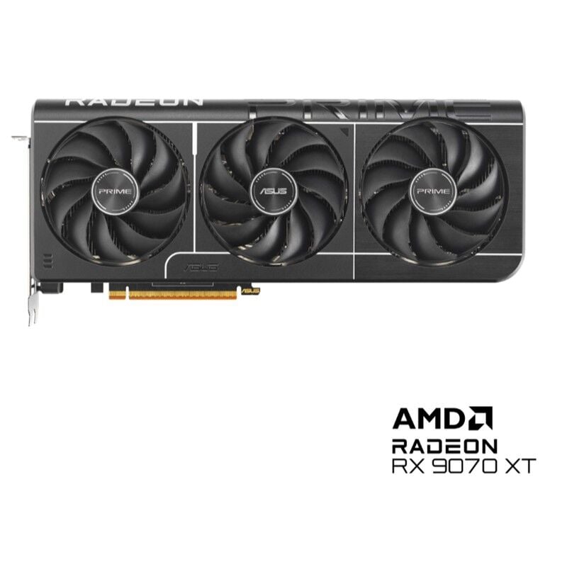 ASUS GEFORCE PRIME-RX9070XT-O16G 16GB GDDR6 256BIT 1XHDMI 3XDP EKRAN KARTI