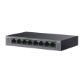 TP-LINK LS108GP, Green Tech, 8 Port GigaBit, PoE 62W, Yönetilemez, Metal Kasalı Switch
