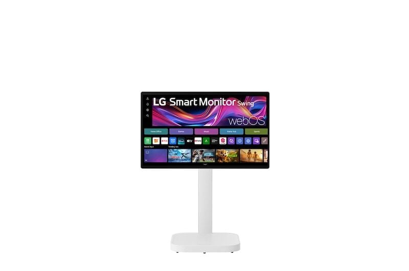 31.5 LG 32U889SA-W 4K TEKERLEKLI STANDLI SMART