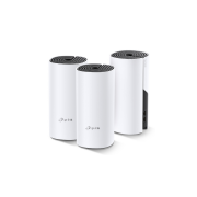 TP-LINK DECO-E4, AC1200, Üçlü Mesh, 1200Mbps, Dual Band, 2Port Megabit Lan, 370m2 Çekim Alanı, Router, Geniş Alan İnternet Ağı Sağlayıcısı