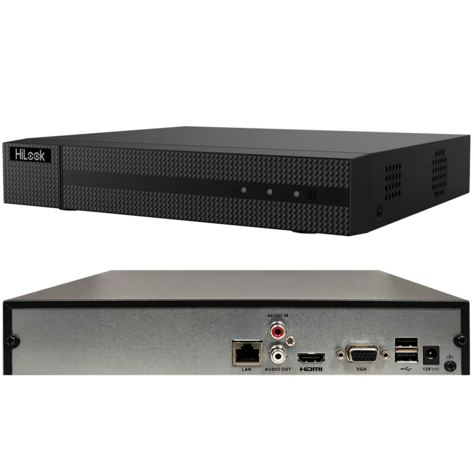 HILOOK NVR-116MH-C, 16Kanal, 8Mpix, H265+, 1 HDD Desteği, 1080P Kayıt, 160Mbps Bant Genişliği, 4K Motion Detection 2.0, NVR