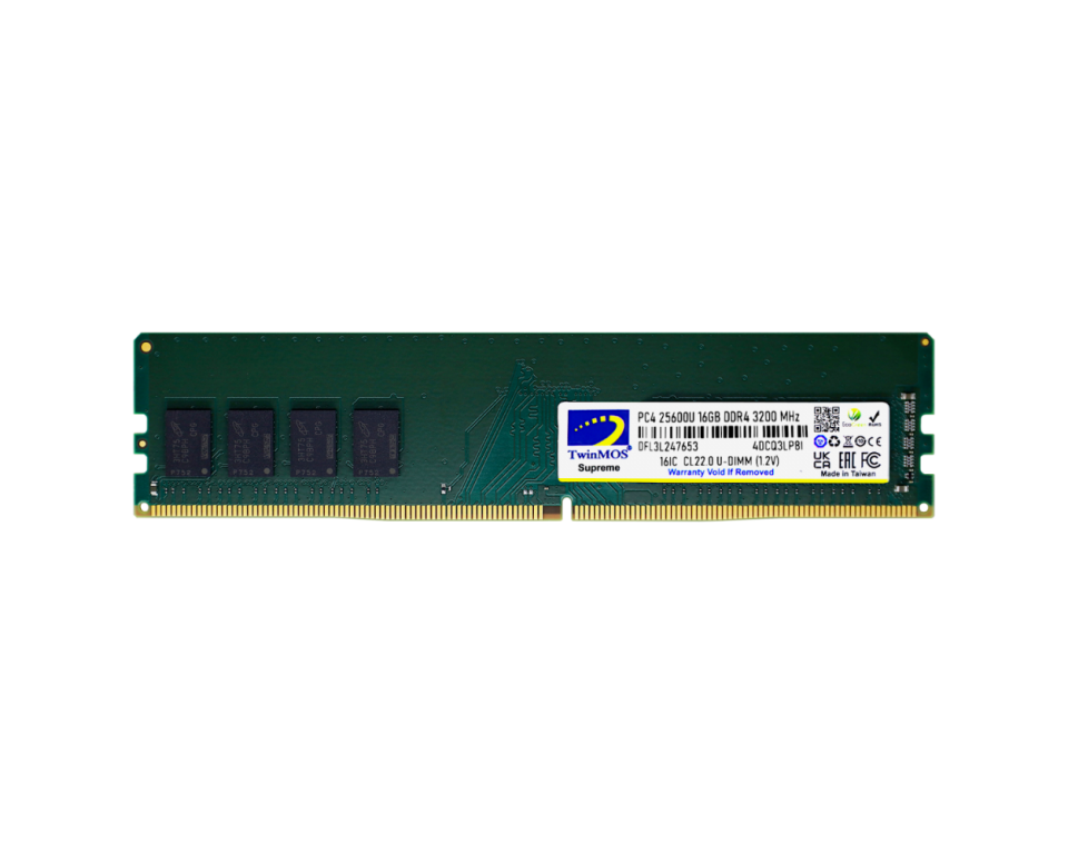TWINMOS MDD416GB3200D 16GB (Tek Parça) DDR4 3200Mhz PC Bellek