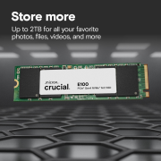 CRUCIAL CT2000E100SSD8, E100, 2TB, 5000/4500, Gen4, NVME PCIe M.2 2280, SSD