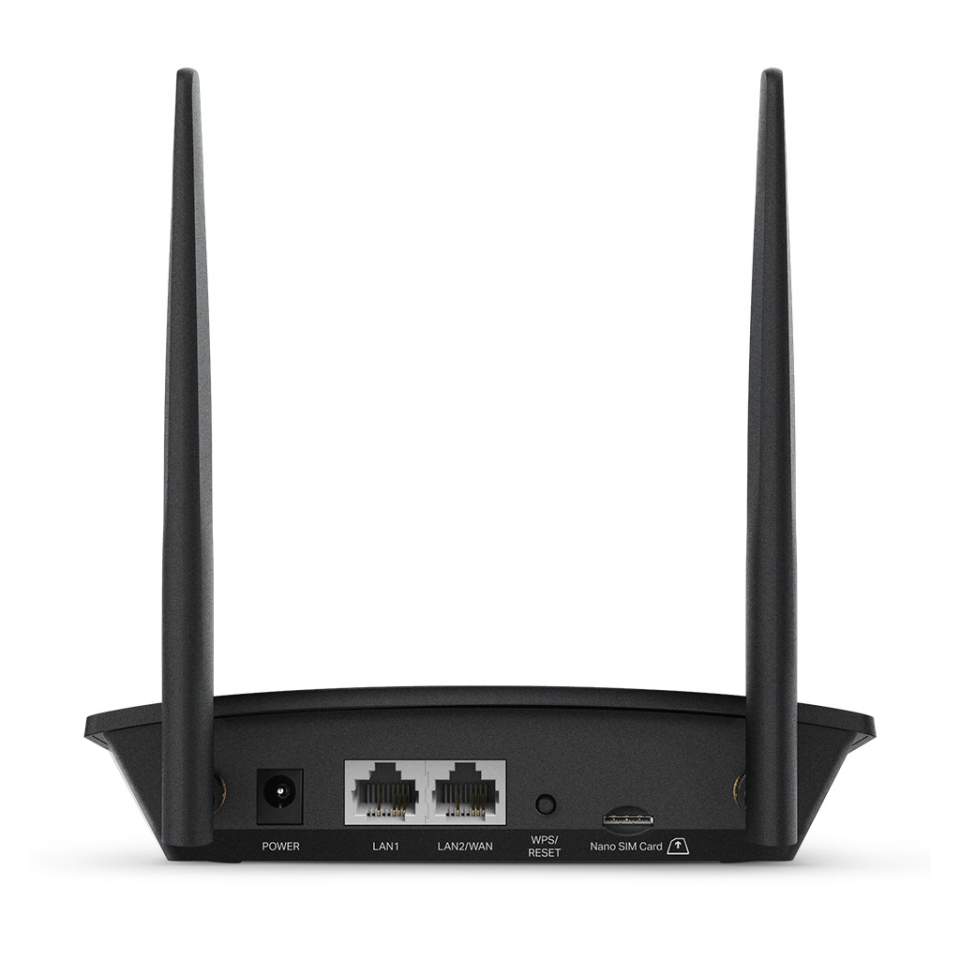 TP-LINK TL-MR100, 2Port, 300Mbps, 2,4Ghz Wifi, Masaüstü, LTE Micro Sim Kart Takılabilir 3G-4G Destekli Router