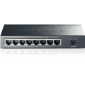 TP-LINK TL-SG1008P, 8 Port, GigaBit, 4 Port PoE, 55W, Yönetilemez, Metal Kasa, Masaüstü Switch