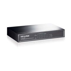 TP-LINK TL-SG1008P, 8 Port, GigaBit, 4 Port PoE, 55W, Yönetilemez, Metal Kasa, Masaüstü Switch