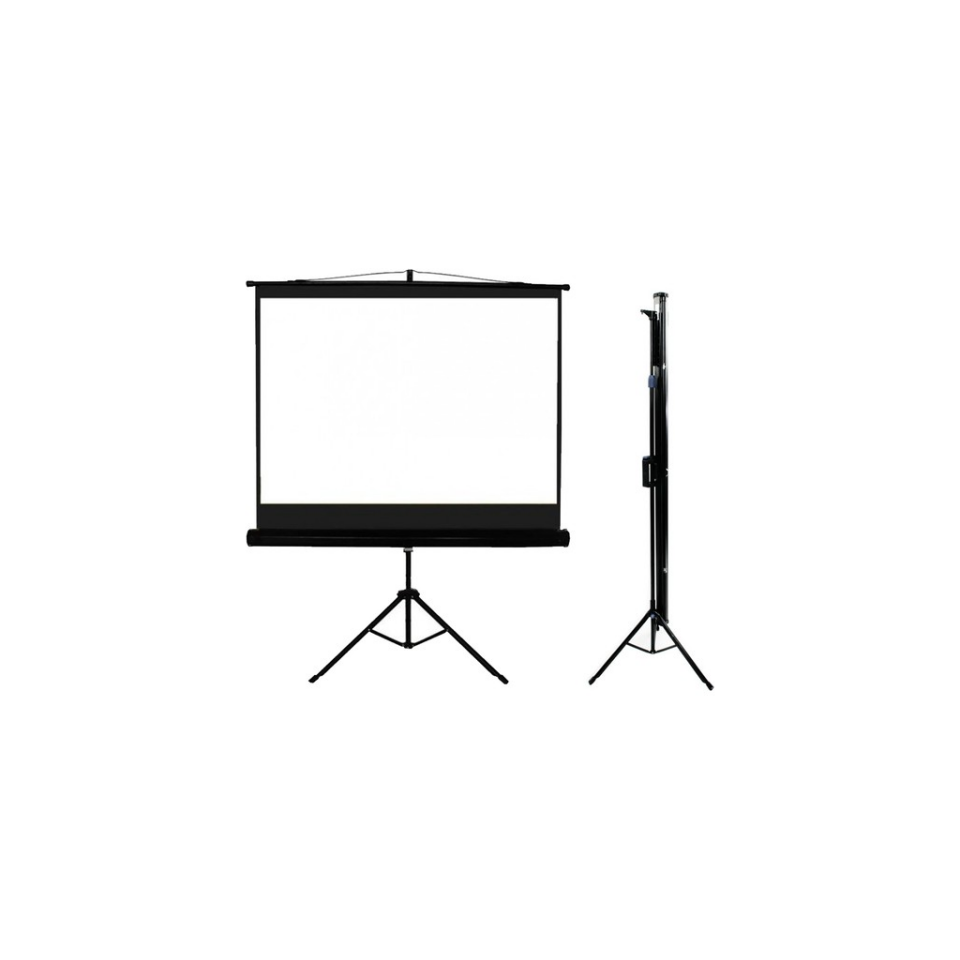 Codegen TX-24 TRIPOD PROJEKSİYON PERDESİ 240X200 (Arkası Siyah Fonlu - Taşınabilir Ayaklı Model)