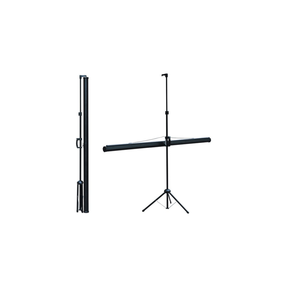 Codegen TX-24 TRIPOD PROJEKSİYON PERDESİ 240X200 (Arkası Siyah Fonlu - Taşınabilir Ayaklı Model)