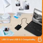 WD WDBU6Y0050BBK-WESN, Elements, 5TB, 2.5", USB3.0, Taşınabilir, Harici HDD, Siyah (Türkiye Distribütörü Garantili)