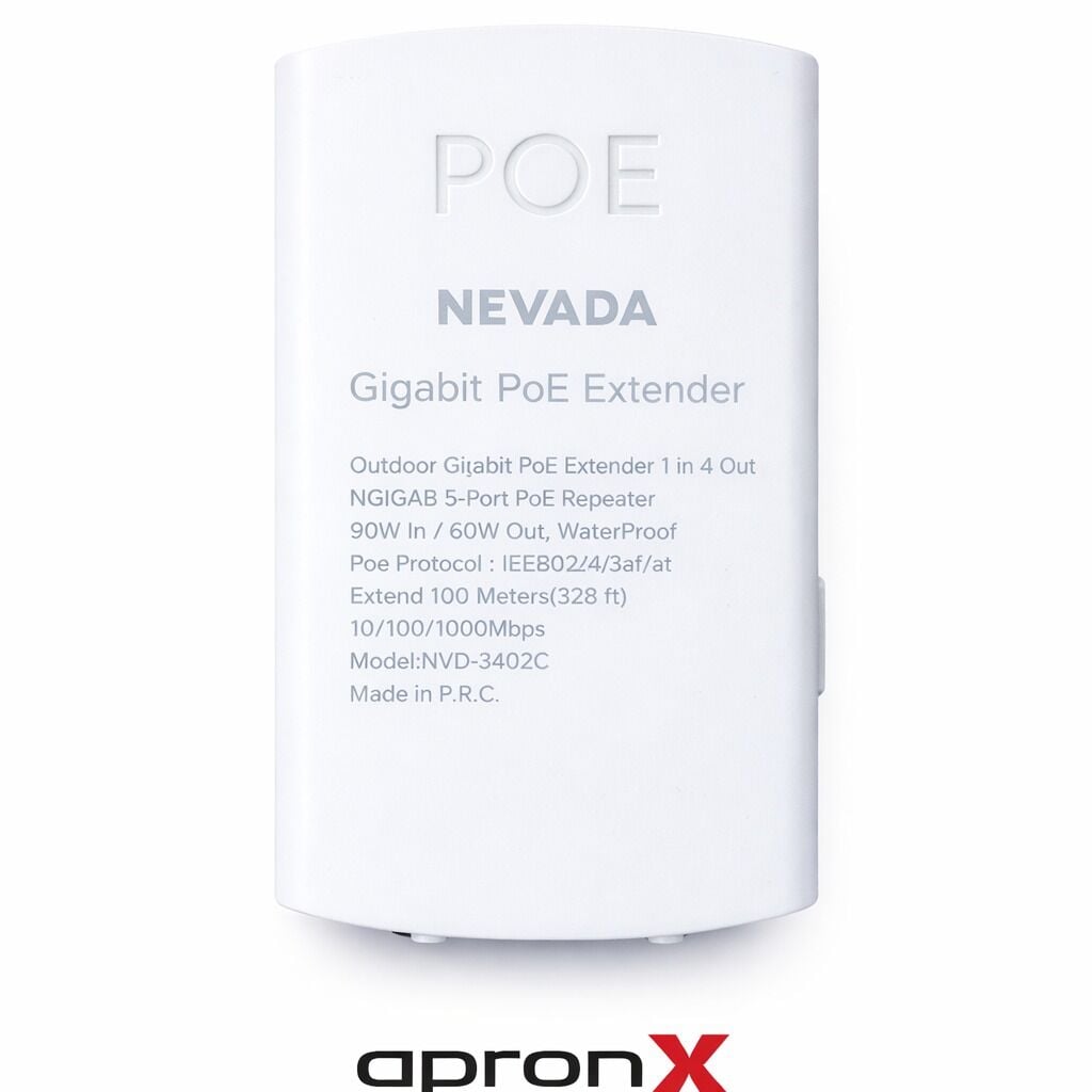 APRONX NVD-3402C 4+1 OUTDOOR POE EXTENDER