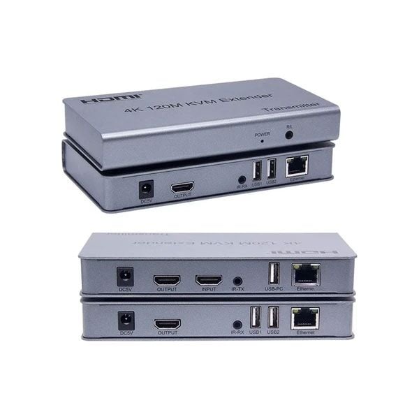 APRONX APX-120M CAT5E/CAT6 120M 4K HDMI-USB-IR EXTENDER