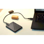 WD WDBYVG0010BBK-WESN, My Passport, 1TB, 2.5", USB3.2, Taşınabilir, Harici HDD, Siyah (Türkiye Distribütörü Garantili)