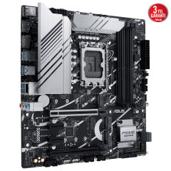 ASUS PRIME Z790M-PLUS D4 4xDDR4 HDMI/DP 3xM.2 1xGLAN 1700P (12.Gen 13.Gen) ANAKART