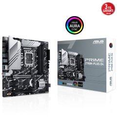 ASUS PRIME Z790M-PLUS D4 4xDDR4 HDMI/DP 3xM.2 1xGLAN 1700P (12.Gen 13.Gen) ANAKART