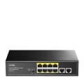 CUDY FS1010P 10 Port Mbit 8 Port PoE+ 120W 2xMbit Uplink Desktop Yönetilemez Metal Kasa Switch