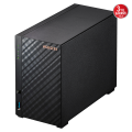 ASUSTOR AS1102TL, 1Gb DDR4 Ram, 2 Yuvalı (2x22TB Destek), 1x2.5GbE Network, USB 3.2, USB 2.0, Tower NAS (Yedekleme) Cihazı