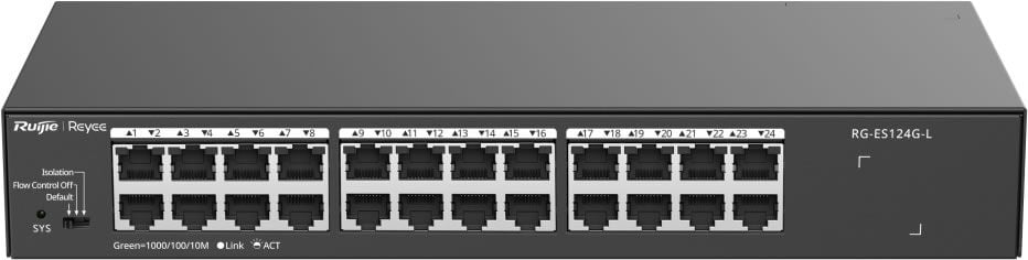 RUİJİE - REYEE RG-ES124G-L 24 PORTLU,10/100/1000 GB SWİTCH