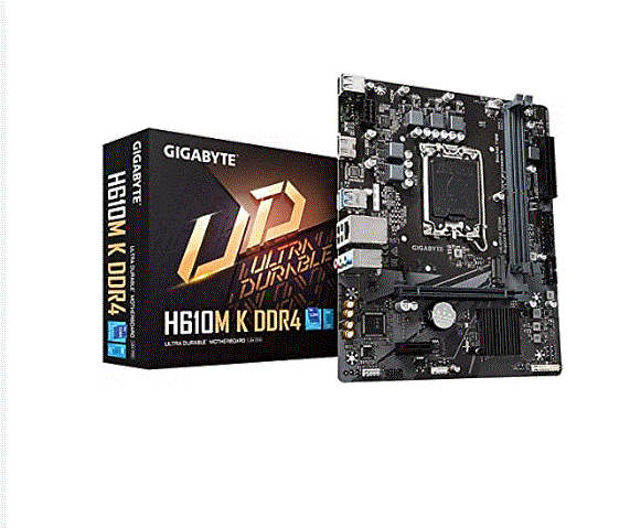 GIGABYTE H610M K REV 2.0 H610 DDR4 (Vga Yok) GLan mATX HDMI USB3 M2 1700p Anakart