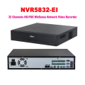 DAHUA  NVR5832-EI, 32Kanal, 32Mpix, H265+, 8 HDD Desteği, 1080P Kayıt, 384Mbps Bant Genişliği, 2 Port GigaBit Lan, RAID 0/15/6/10, NVR