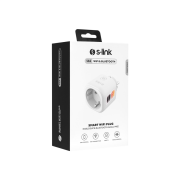 S-LINK SL-14, 1 Soket, Akım Korumalı Priz, 16A, WiFi 2.4Ghz, Bluetooth, TUYA Yazılım Destekli, internet üzerinden Yönetilebilir