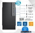 SUNCOM Business SC3-B02 i5-11400F 8GB 512GB SSD 4gb GT730 DOS Masaüstü PC Wi-Fi